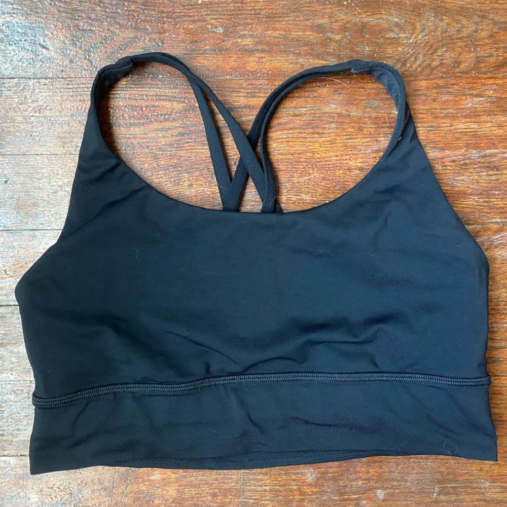 lululemon energy longline bra size 8 (B-D cup)